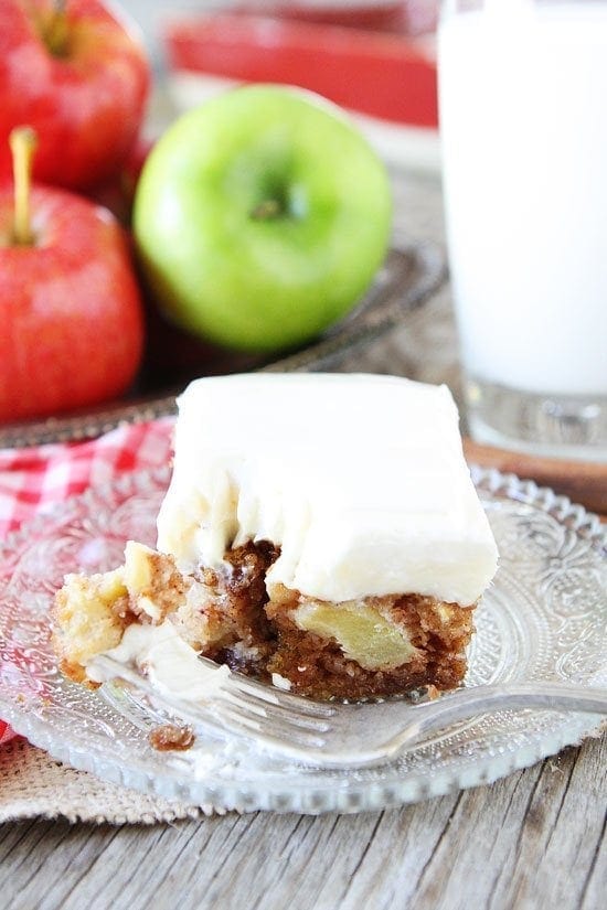 Easy Apple Cake with Cream Cheese Frosting: A Sheet Pan Delight